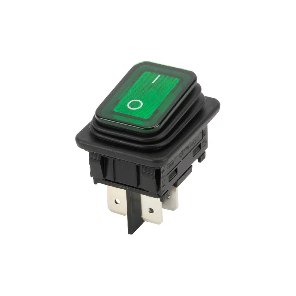 Comutator basculant 20 A verde 19353118