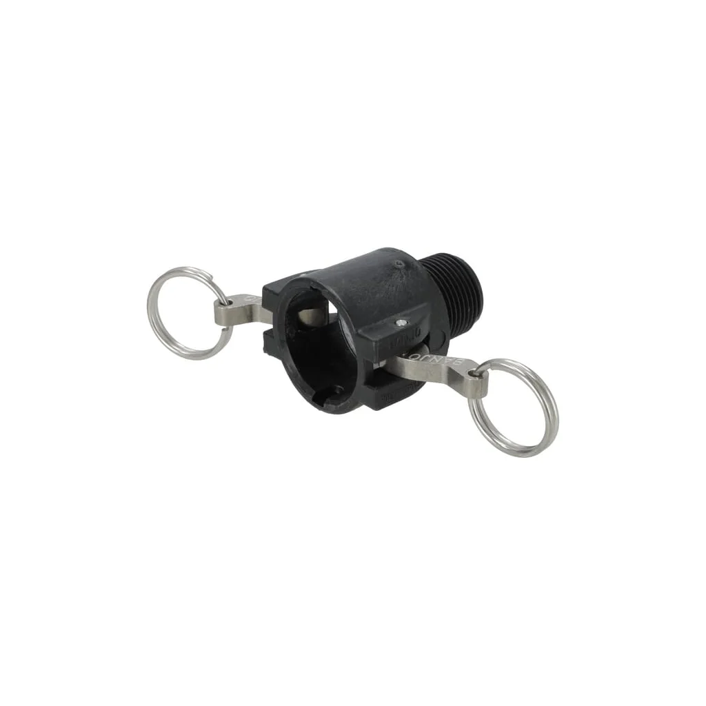 Cuplă Camlock tip B 2" filet tată NPT polipropilenă 200B