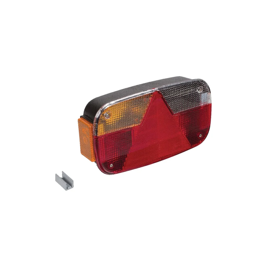 Lumină spate Multipoint III stânga cu iluminarea numărului cu stop de ceață cu SML cu conector cu baionetă 12V 248060007