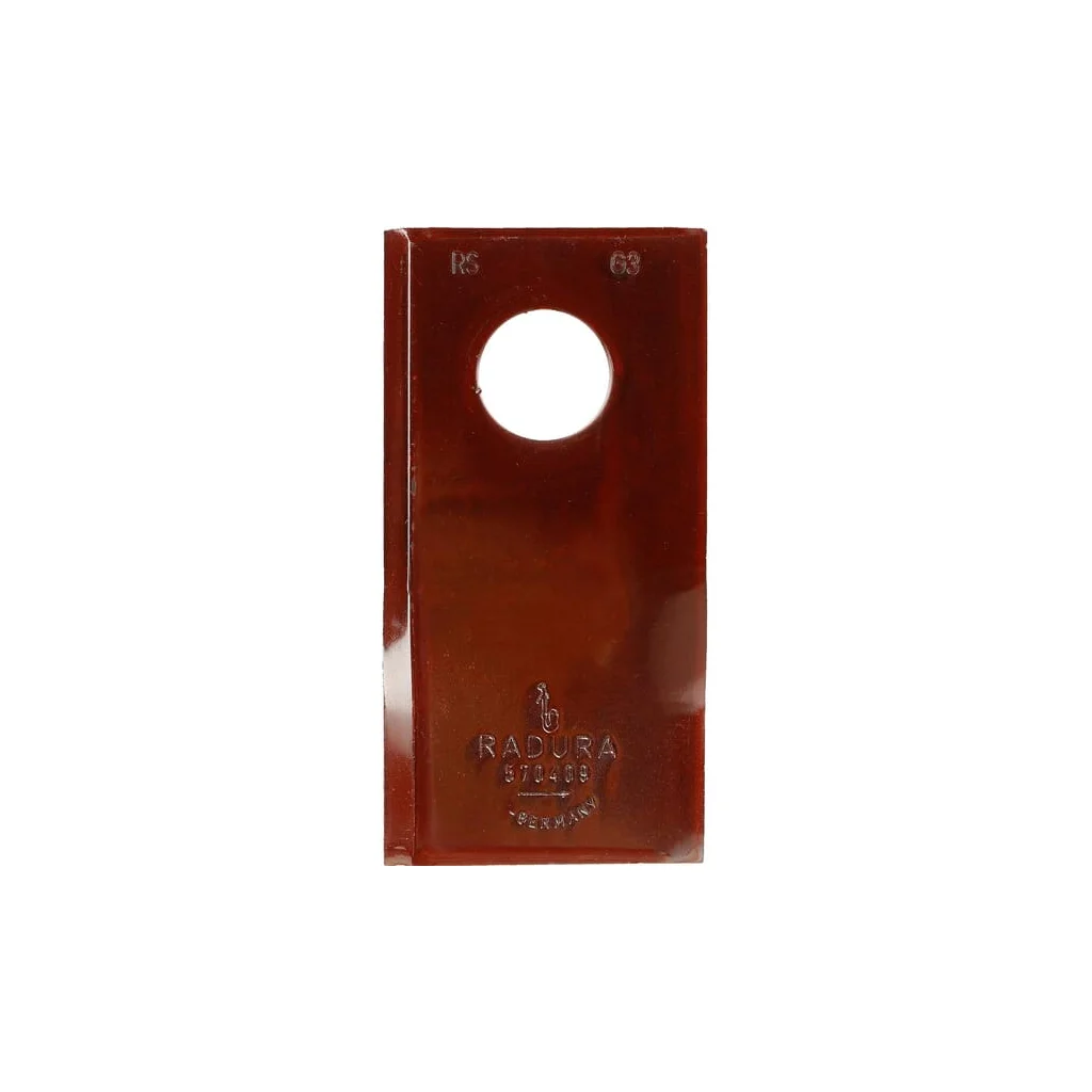 Lamă cositoare stânga 93x47x3mm orificiu 19mm pachet 25 buc. potrivită pentru Krone 001458692KR