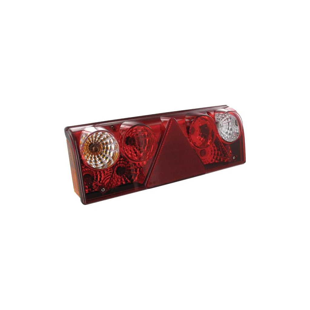 Lampa spate LH rectangulară, 24V, roșie, cu șuruburi, Europoint II de Aspöck 256001507