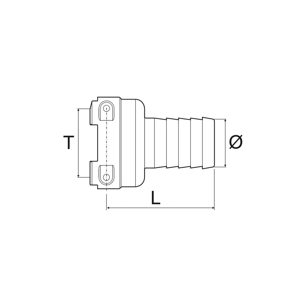 Adaptor T5M/ 1" "Banjo" 279154