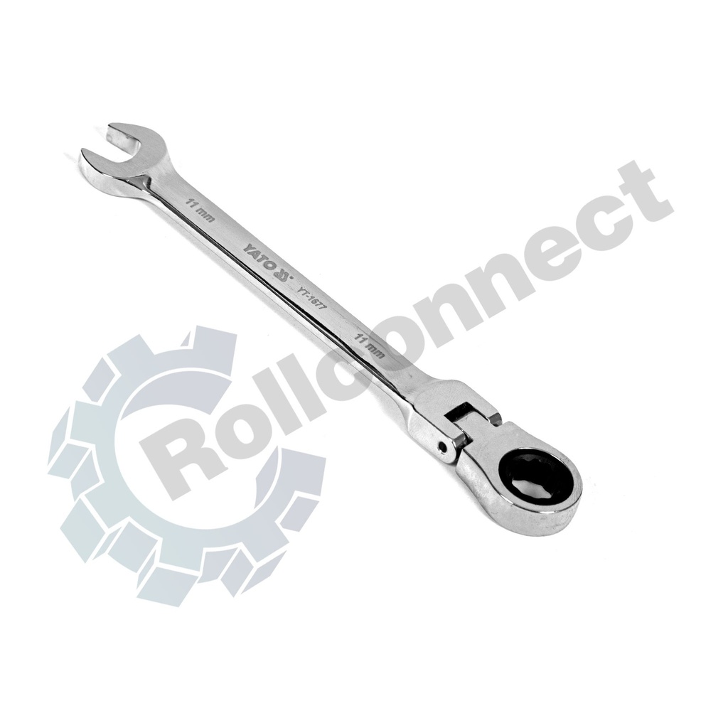 Cheie combinată articulată cu clichet 11 mm