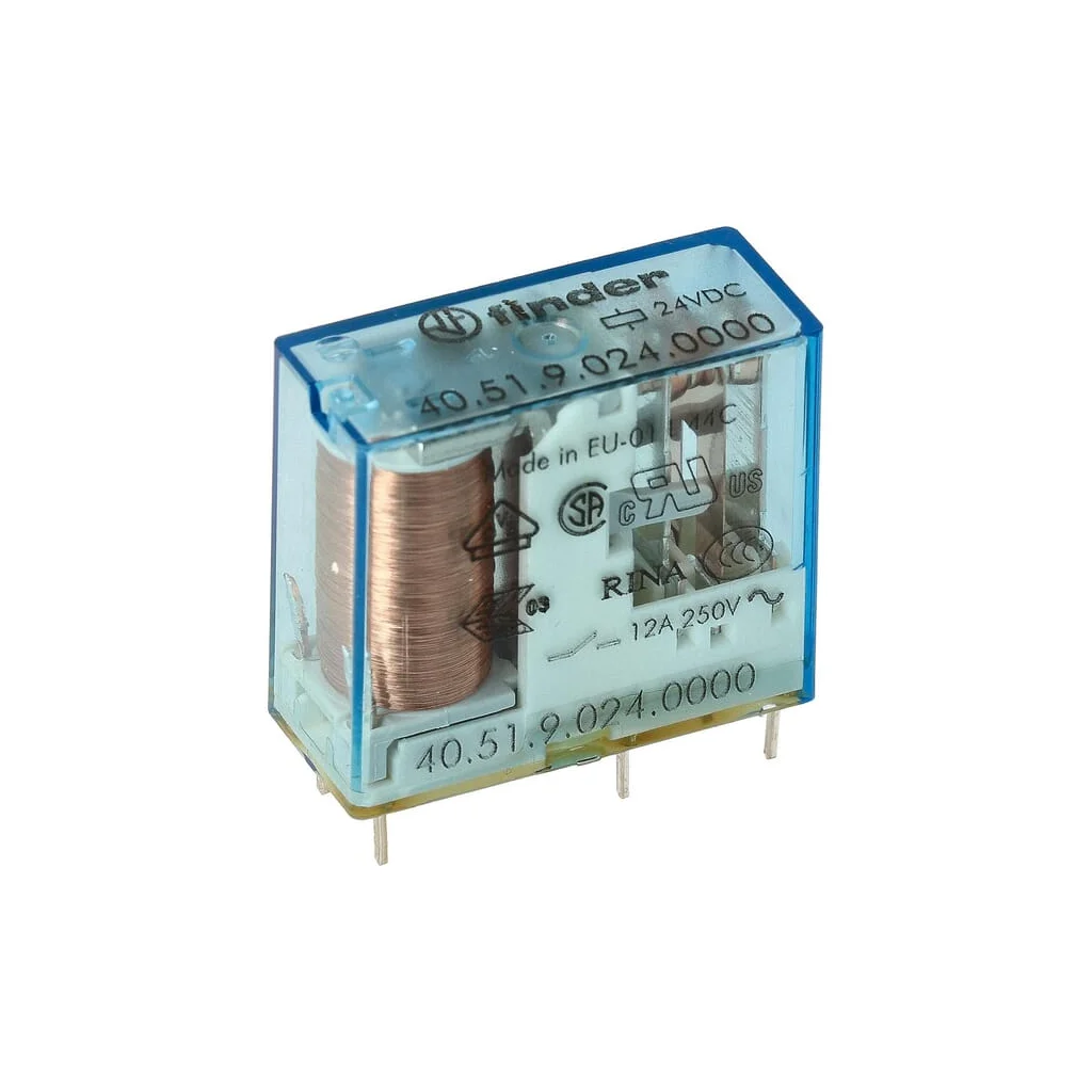 PCB / Plug-in rel.5mm.pinning 1CO 10A/24V DC SENS / Agni 405190240000