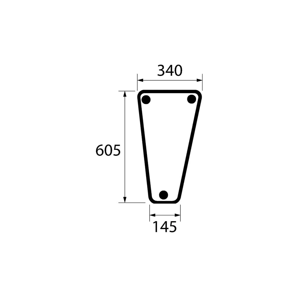 Parbriz inferior 4354066N