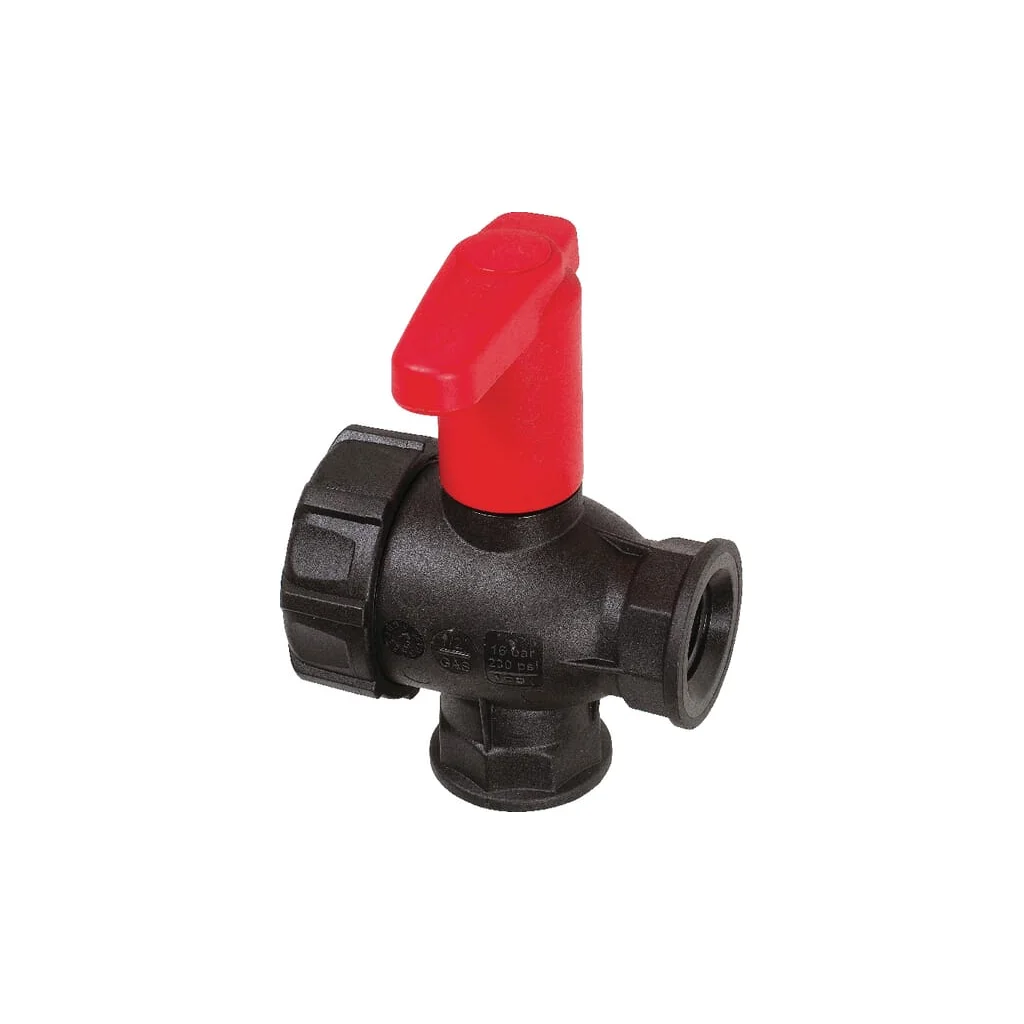 Robinet cu bilă 3 căi 1/2" cu mâner ridicat, întrerupt 45521112A