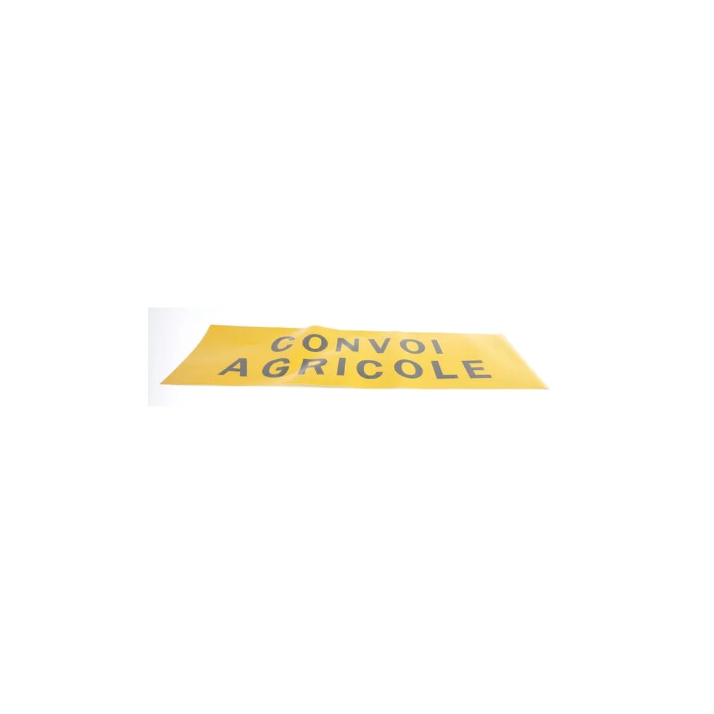 Autocolant semn de avertizare transport: CONVOI AGRICOLE 1200x400mm 488883