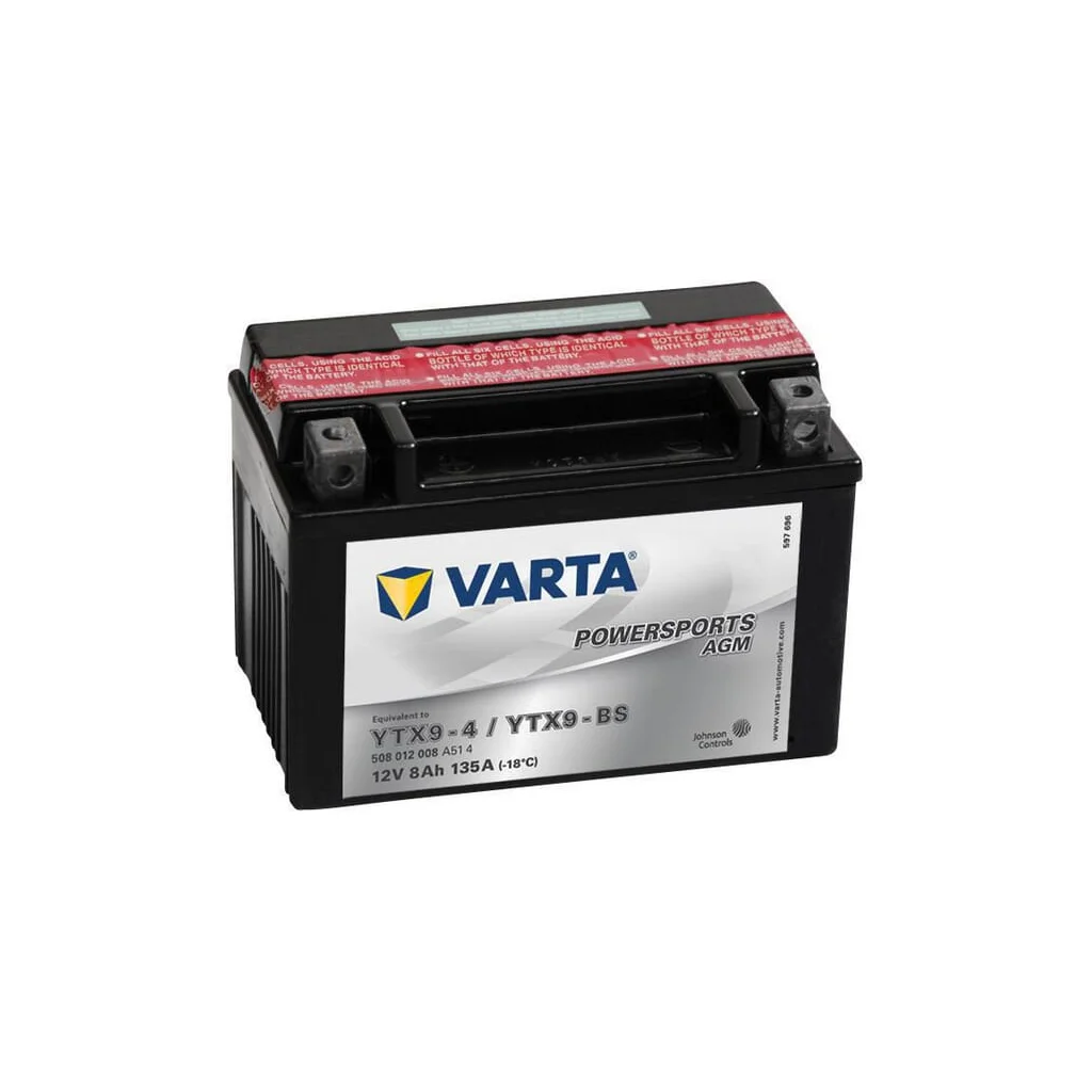 Baterie 12V 8Ah 135A AGM Powersports VARTA 508012014I314PS