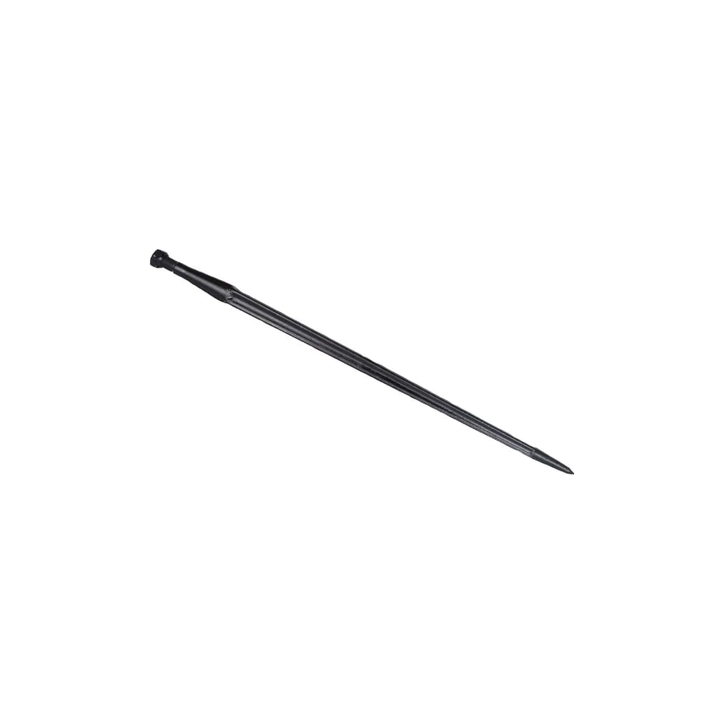 Dinte încărcător drept profil stea 36x815mm piuliță M22x1,5mm vârf ascuțit negru 5192FT1N1