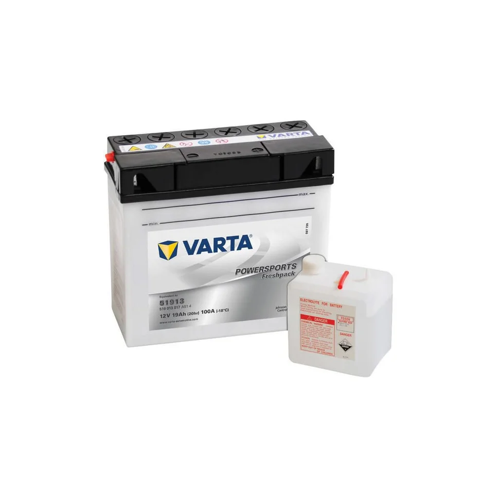 Baterie 12V 19Ah 170A Powersports Freshpack VARTA 519013010I314PS