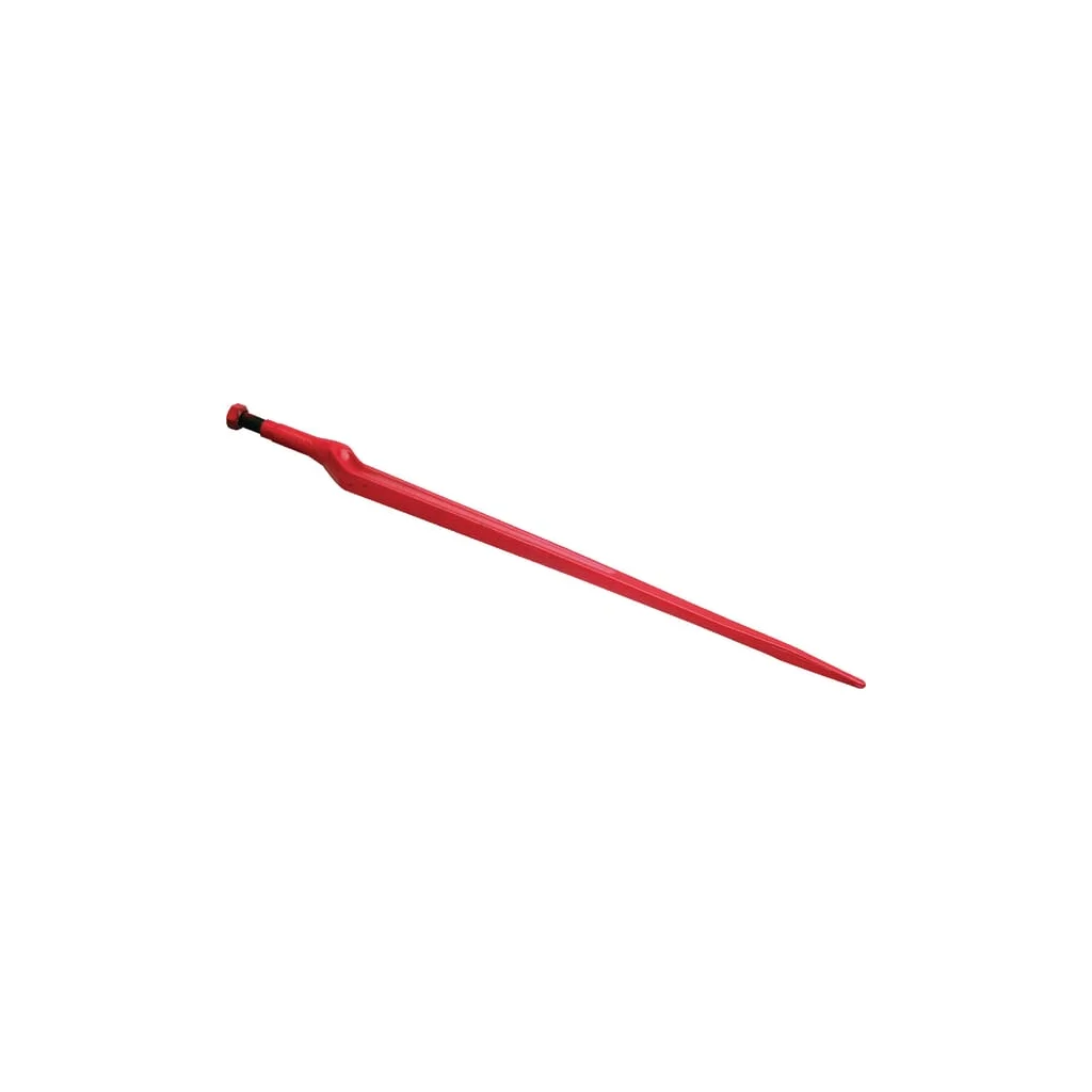 Dinte încărcător curbat 70mm profil T dublu 36x895mm piuliță M22x1,5mm vârf ascuțit roșu 5192FT88N1
