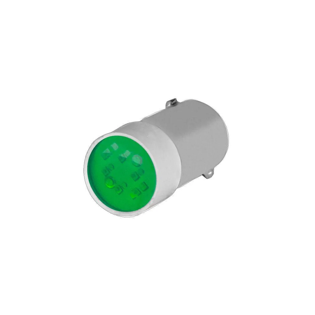 Bec led BA9s 24V verde New-Elfin 010BA9SLV24