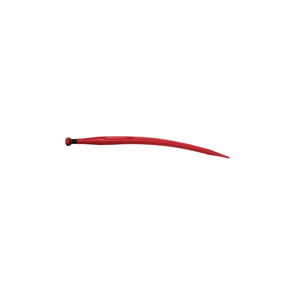 Dinte încărcător curbat profil T dublu 37x660mm piuliță M22x1,5mm vârf ascuțit roșu gopart 5192FT68N1