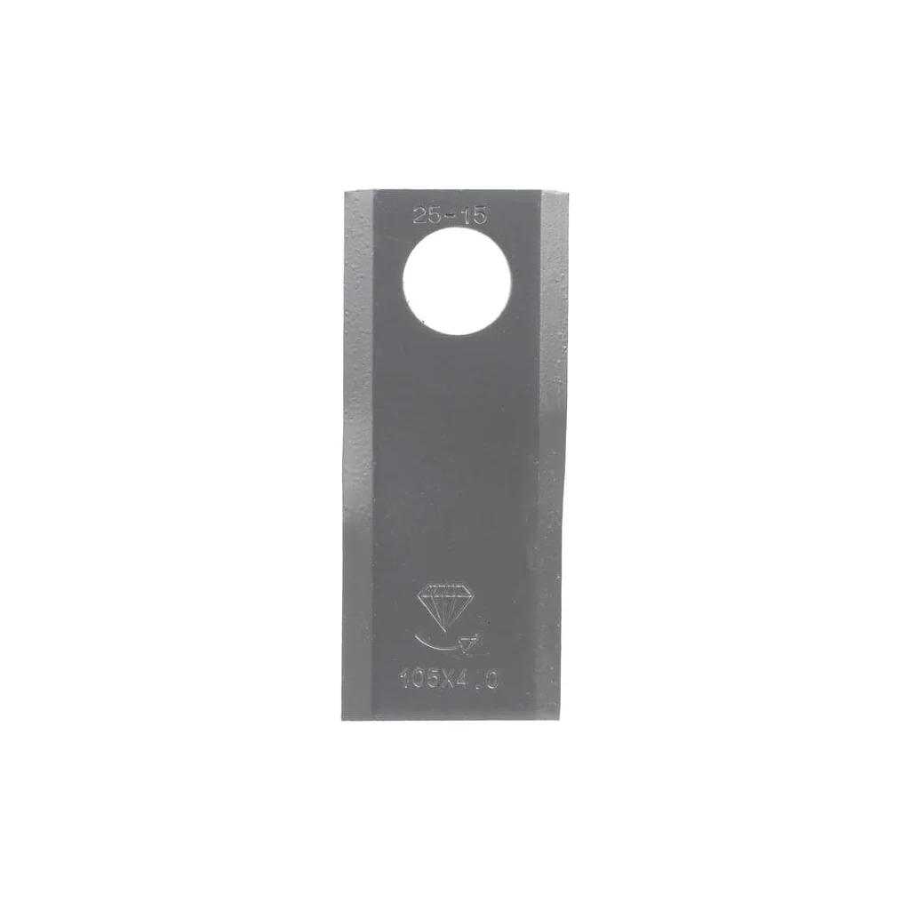 Lamă cositoare stânga 107x45x4mm orificiu 21mm pachet 25 buc. potrivită pentru Gyrland 0110349GKR
