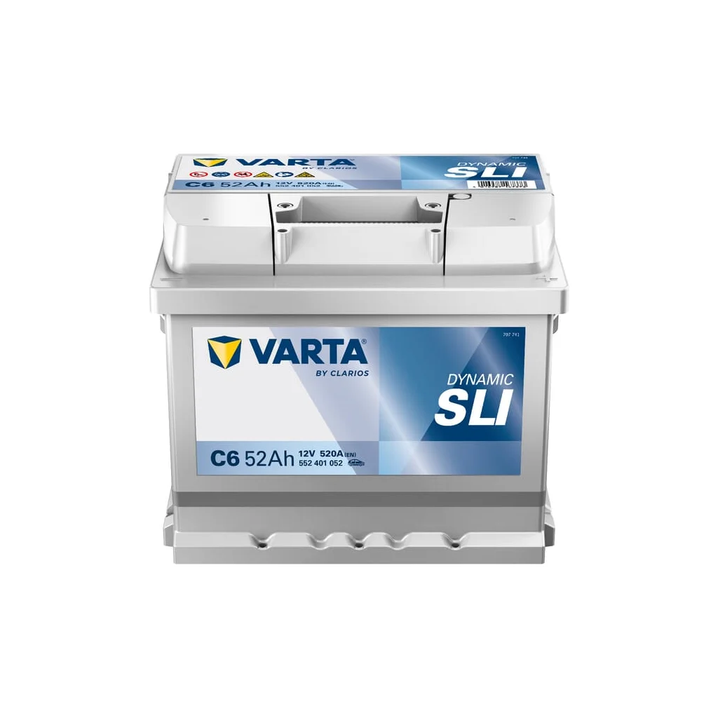 Baterie 12V 52Ah 520A Silver Dynamic VARTA 5524010523162