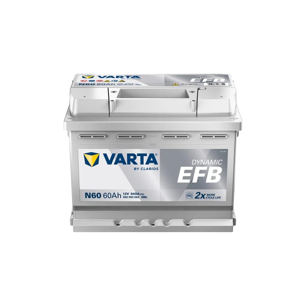 Baterie 12V 60Ah 640A N60 VARTA Dynamic EFB 560500064
