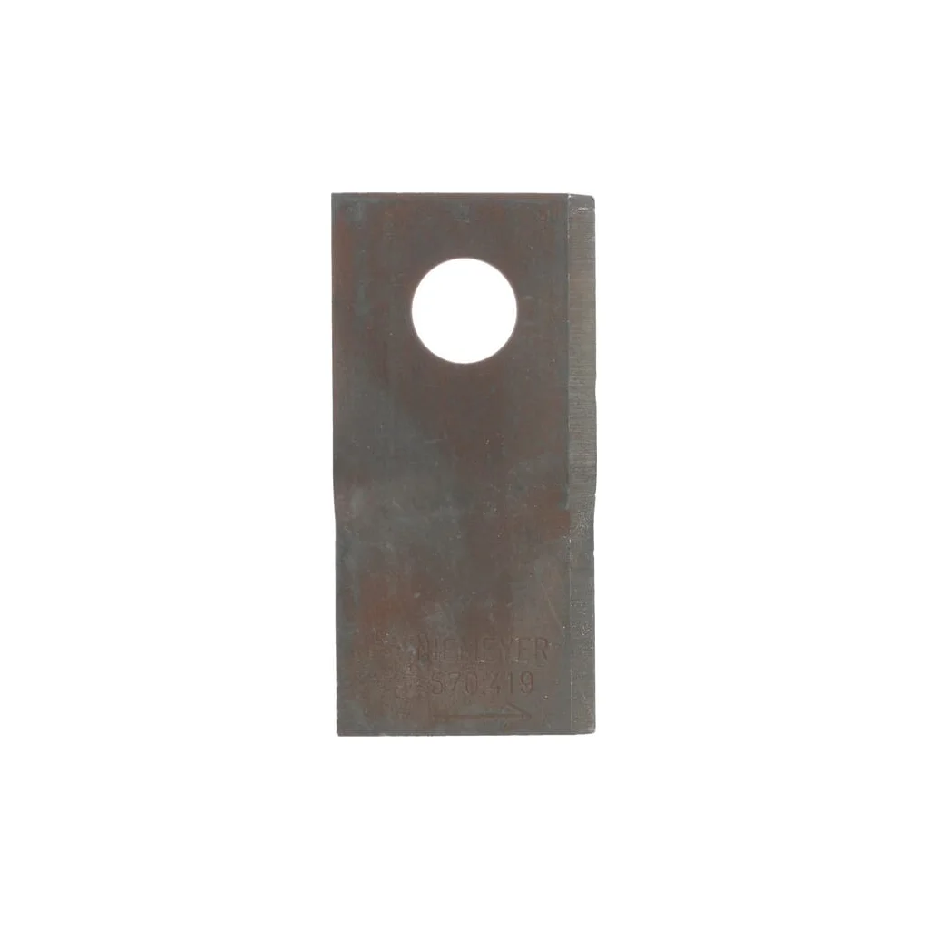 Lamă cositoare stânga 100x48x3mm orificiu 19mm potrivită pentru Niemeyer 570419