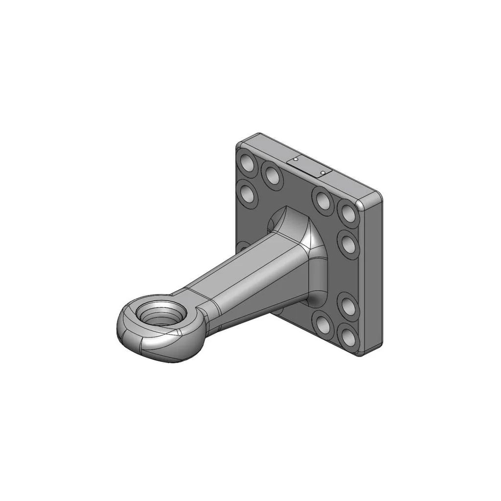 Ochet de remorcare cu diametrul de 40 mm, 160x160 cu bucșă ISO 5692-2 00665210A02