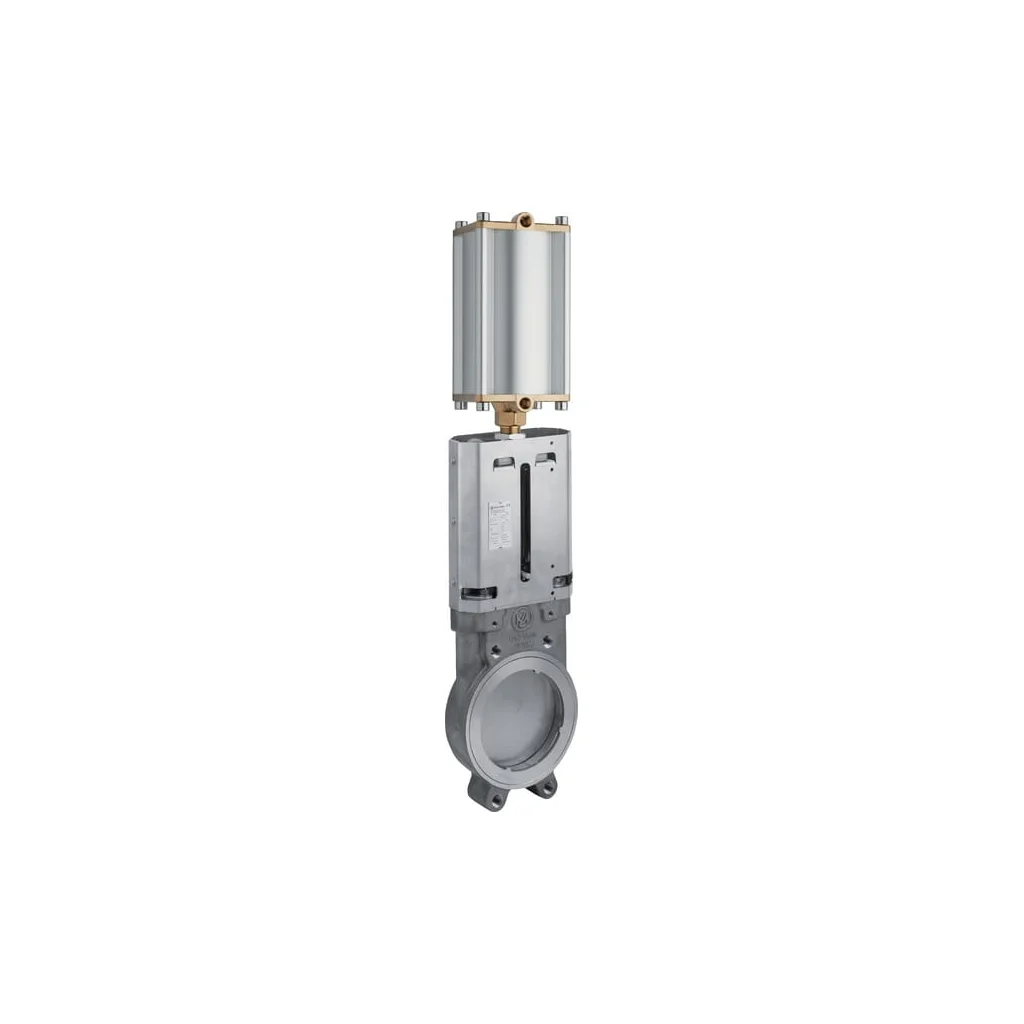 Supapă cuțit 6" SS + cilindru pneumatic 6012575