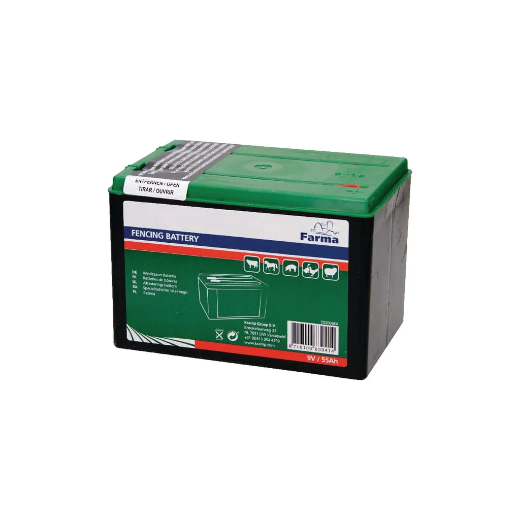 Baterie uscată gard electric 9V 55Ah 702006FA
