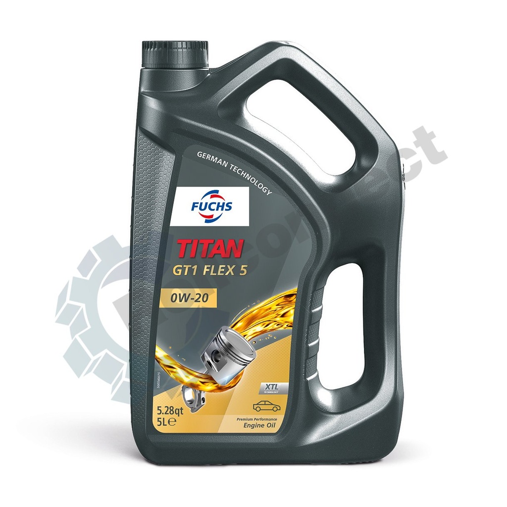 ULEI MOTOR TITAN GT1 FLEX 5 0W-20 5L FUCHS