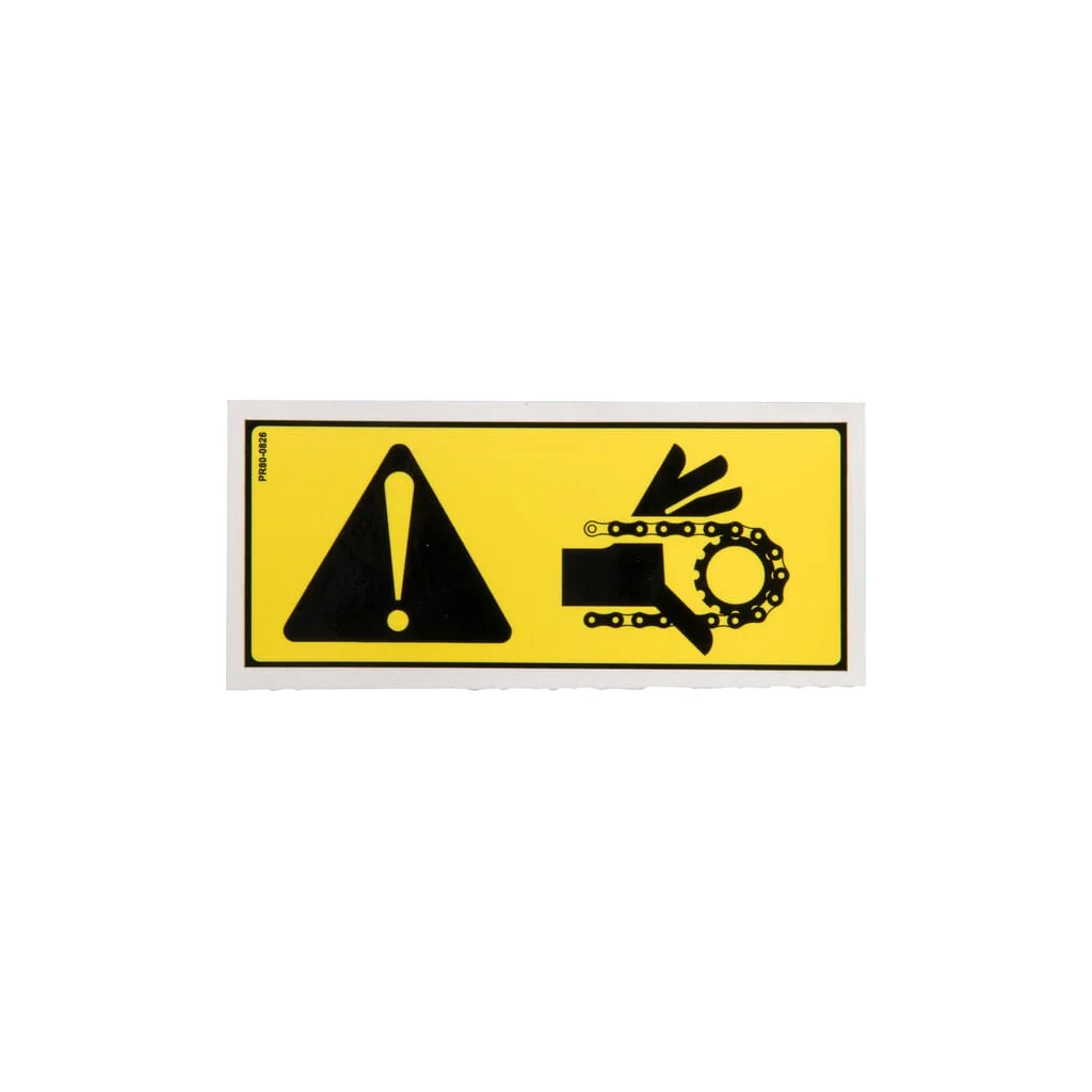Autocolant de avertizare: Transmisie prin lanț 81PR800826