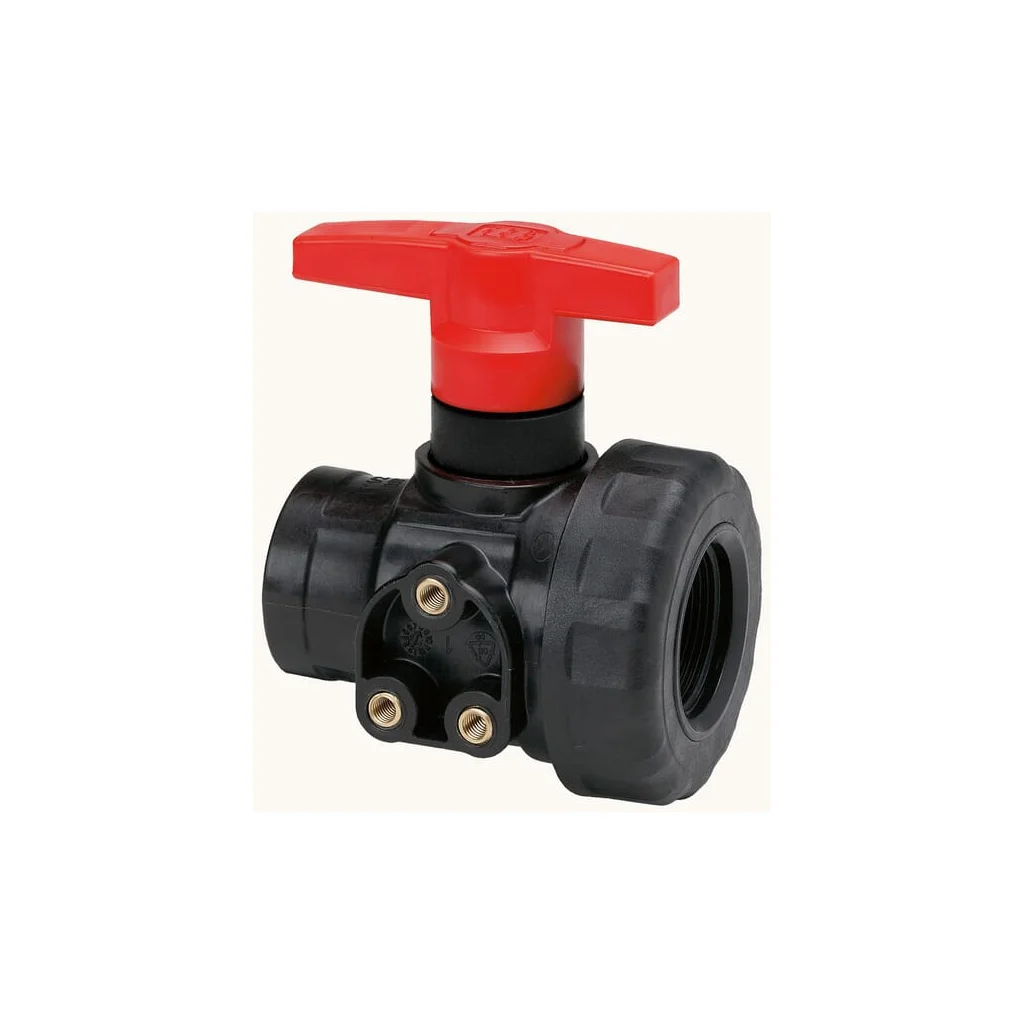 Supapă cu bilă, două căi, 1 1/4", montare pe panou 8217301