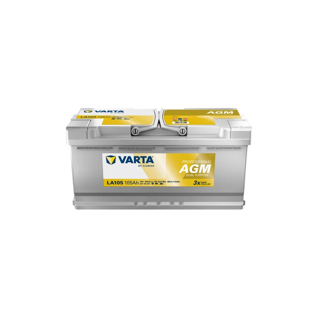 Baterie 12V 105Ah 950A LA105 VARTA Professional Dual Purpose AGM 840105095