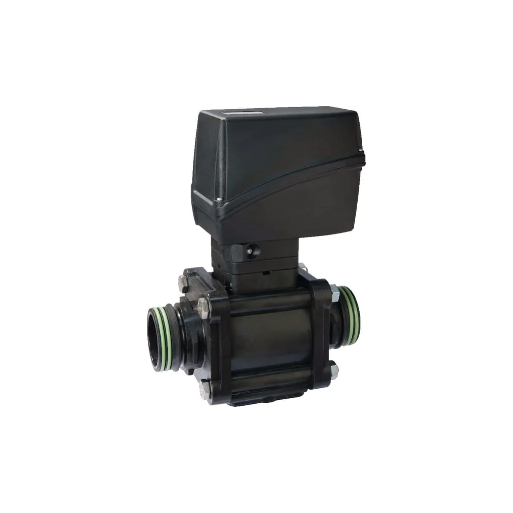 Robinet electric cu bilă cu 3 căi, cu intrare inferioară și cuplaj tip furcă T6 853T25S66