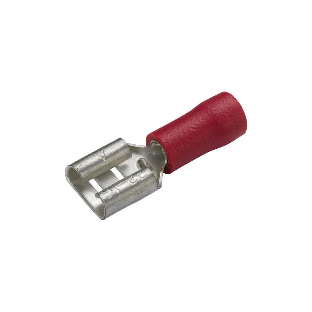 Lamă terminală mamă, roșie, 0.5-1mm² 6.3x0.8mm, blister (15x), Hella 8KW044036812