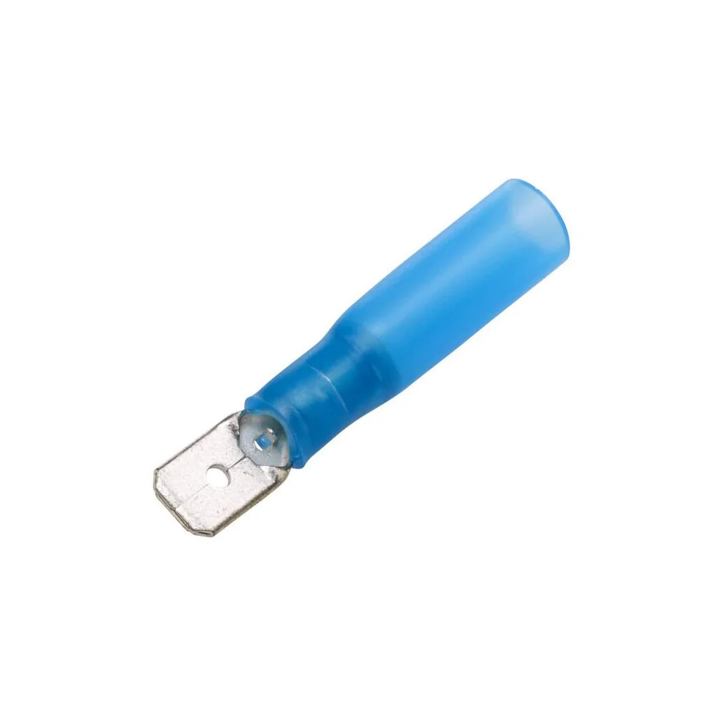 Lamă terminală tată, albastru, 1.5-2.5mm² 6.3x0.8mm, blister (25x), Hella 8KW732569003