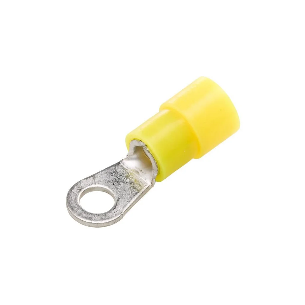 Conector inelar, diametru 4,3 mm Seria A, galben, 4-6mm² blister (50x), Hella 8KW178042202