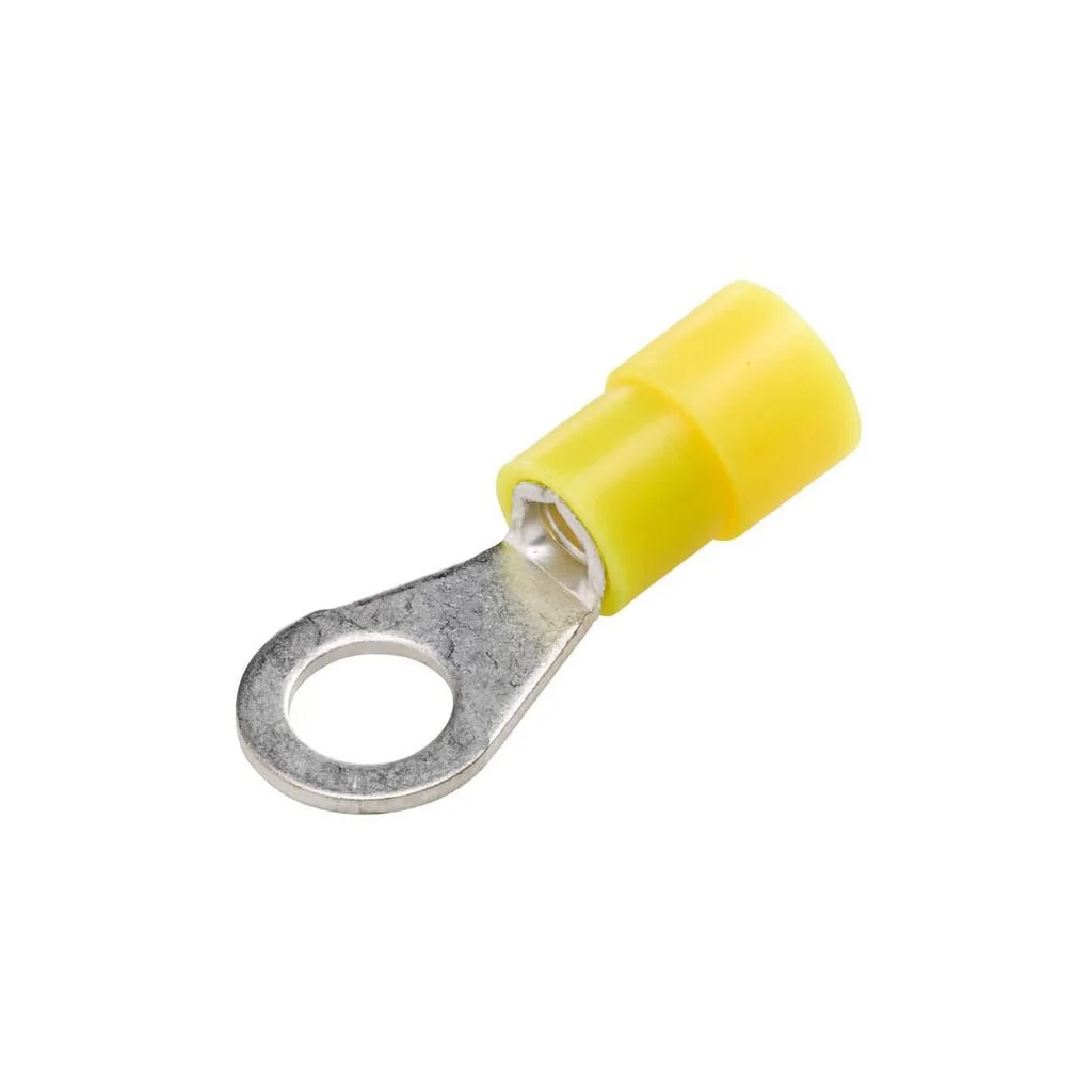 Conector inelar, diametru 6,5mm Seria A, galben, 4-6mm² blister (50x), Hella 8KW178042222