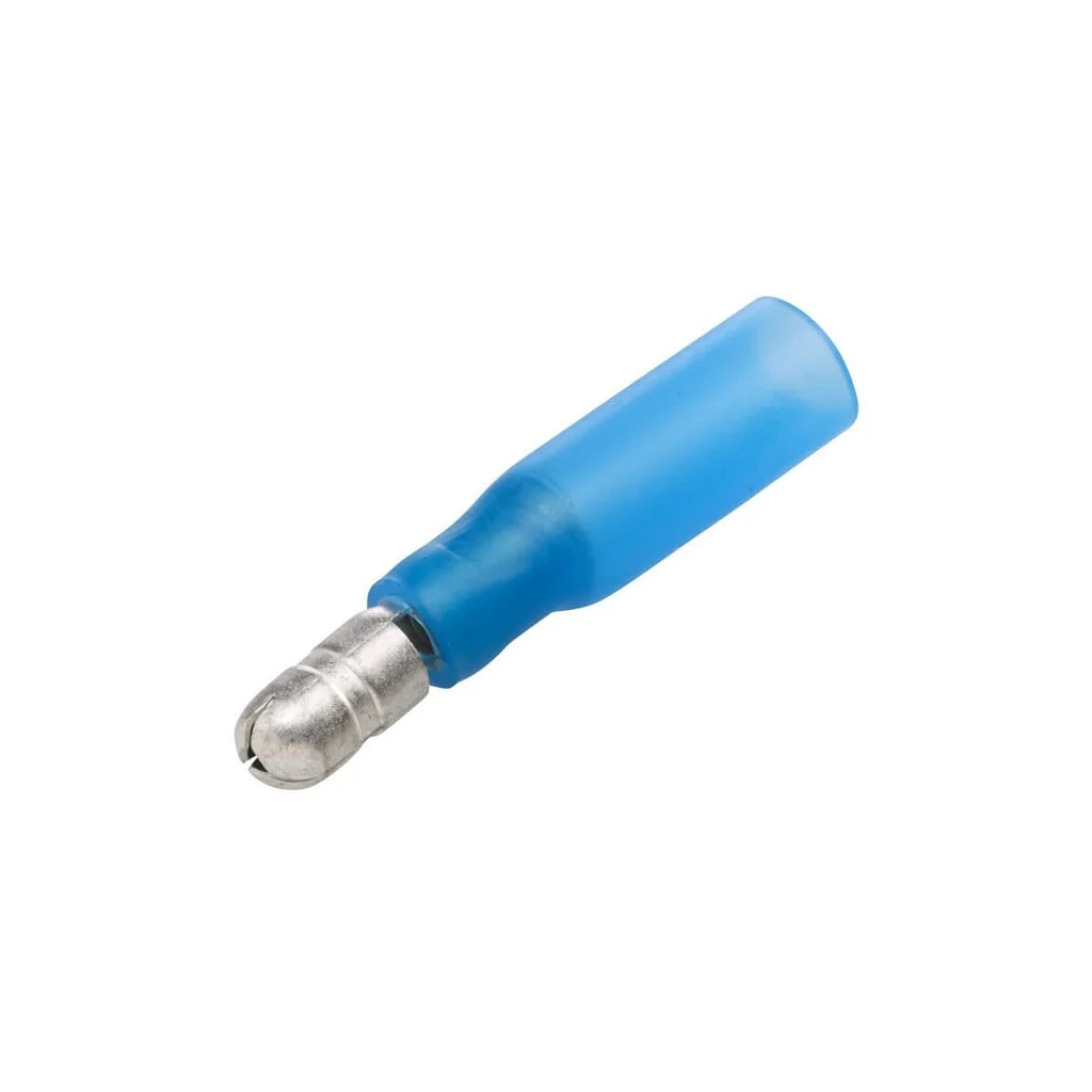 Conector tip glonț tată, albastru, 1.5-2.5mm² diametru 5mm Seria A, blister (25x), Hella 8KW744766003