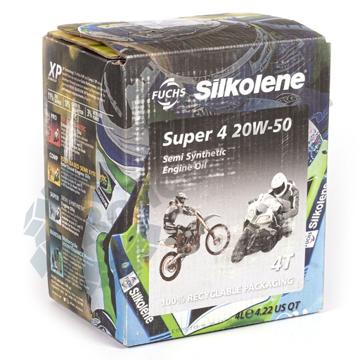 SILKOLENE SUPER 4 SAE 20W-50 4L