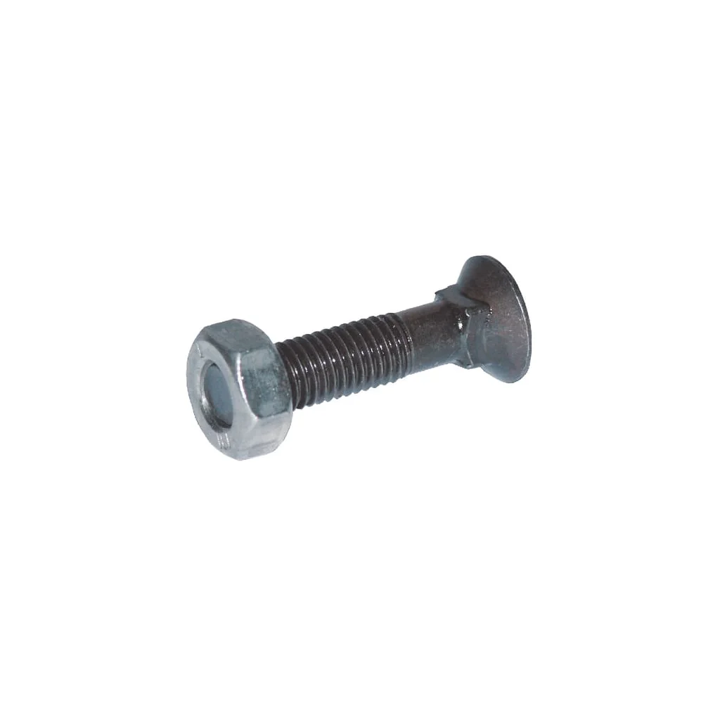 Șurub plug cu gât pătrat și piuliță M9x35mm VK grupa 8.8 935VK