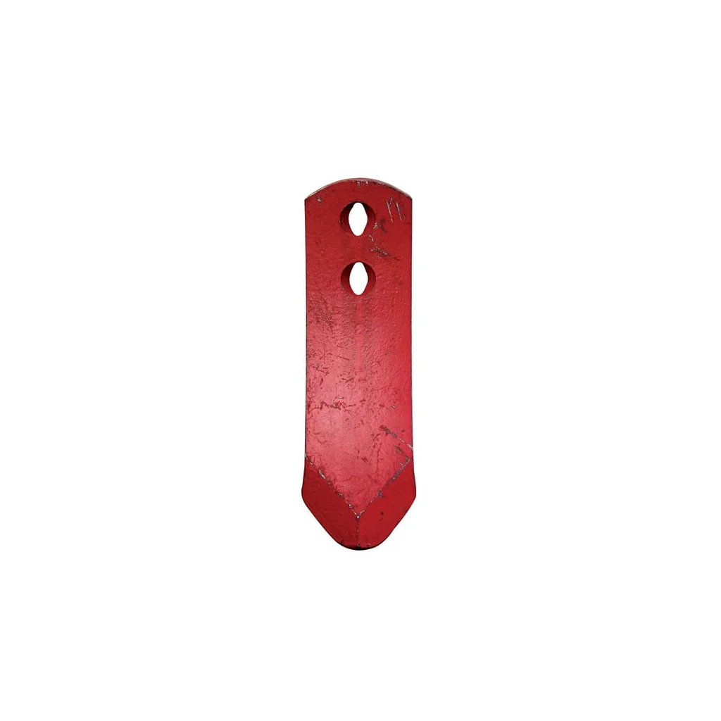 Brăzdar cultivator 270x80x12mm curbat 2 orificii potrivit pentru Pöttinger 9762500150N