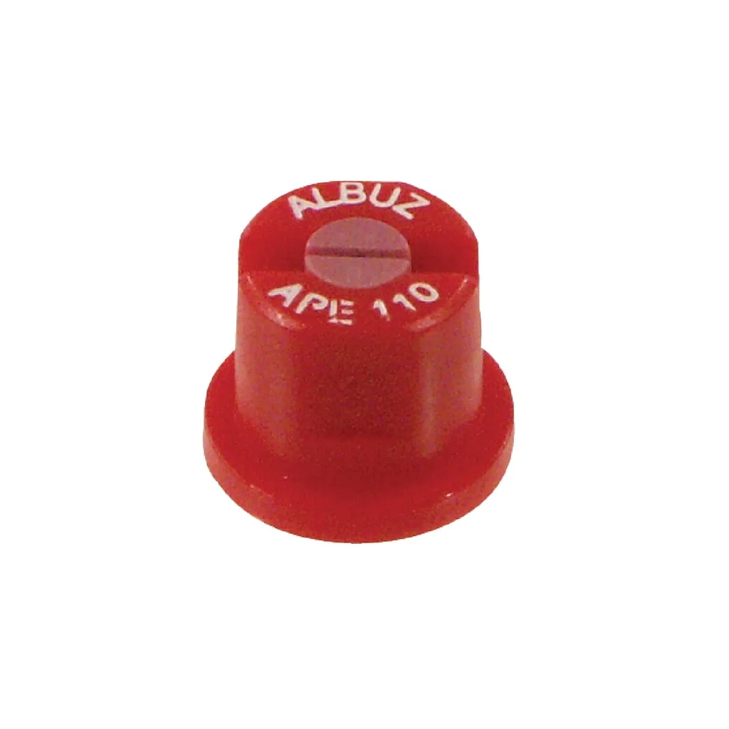 Duză ventilator plat APE 110° 03 roșie din material ceramic Albuz APE110RED