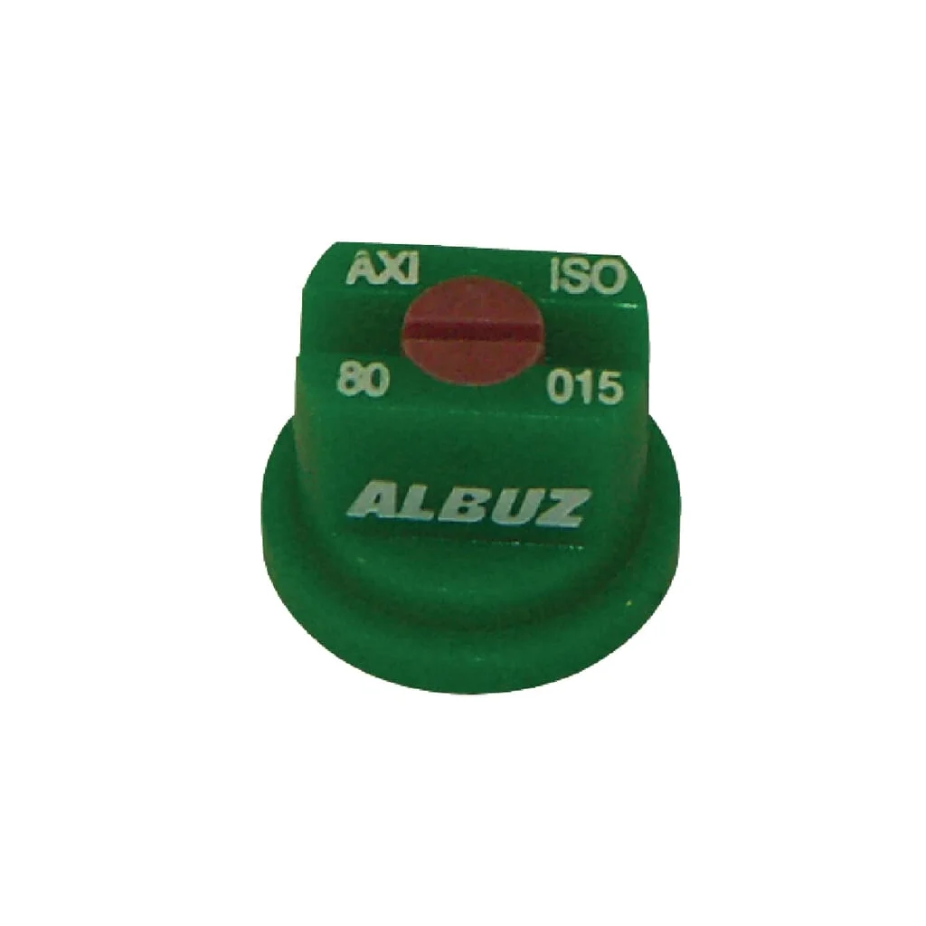 Duză ventilator plat AXI 80° 015 verde din material ceramic Albuz AXI80015